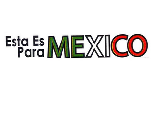 ESTA ES PARA MEXICO logo