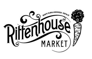ESTABLISHED 1945 RITTENHOUSE MARKET logo