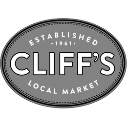 ESTABLISHED ·1961· CLIFF'S LOCAL MARKET logo