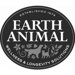ESTABLISHED 1979 EARTH ANIMAL WELLNESS & LONGEVITY SOLUTIONS logo