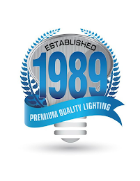 ESTABLISHED 1989 PREMIUM QUALITY LIGHTING logo