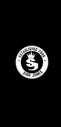 ESTABLISHED 2006 SIRR JONES SJ logo