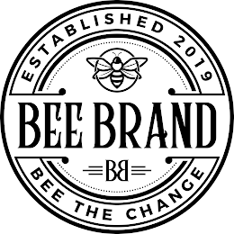 ESTABLISHED 2019, BEE BRAND, B, BEE THECHANGE logo