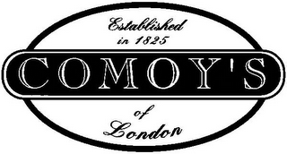 ESTABLISHED IN 1825 COMOY'S OF LONDON logo