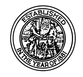 ESTABLISHED IN THE YEAR OF 1881 logo