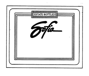 ESTATE BOTTLED SOFIA logo
