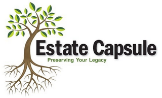 ESTATE CAPSULE PRESERVING YOUR LEGACY logo