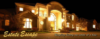 ESTATE ESCAPE, RECYCLING HISTORY ONE ESTATE AT A TIME logo