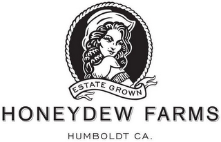 ESTATE GROWN  HONEYDEW FARMS HUMBOLDT CA. logo