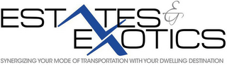 ESTATES & EXOTICS SYNERGIZING YOUR MODE OF TRANSPORTATION WITH YOUR DWELLING DESTINATION logo