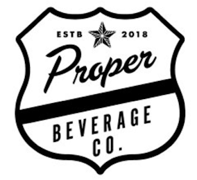 ESTB 2018 PROPER BEVERAGE CO. logo
