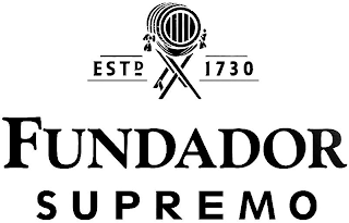 ESTD 1730 FUNDADOR SUPREMO logo