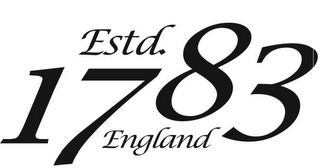 ESTD. 1783 ENGLAND logo