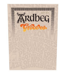 ESTD 1815 ARDBEG GROOVES INTENSE AROMAS OF SMOKED CINNAMON AND PAPRIKA ANTIQUE LEATHER AND SADDLE SOAP DRIFT INTO PINE RESIN AND BRINY SEA SPRAY.  DISTANT BONFIRES GLOW BY THE SHORES OF THE DISTILLERY THE SWEET VIBES OF TREACLE TOFFEE VANILLA POPCORN AND SALTED PEACHES NOTES OF SMOKY SOOT AND TAR FADE INTO A MELLOW HAZE OF APPLES AND SMOKED PEAR logo