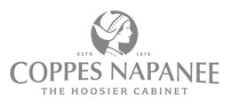 ESTD 1876 COPPES NAPANEE THE HOOSIER CABINET logo