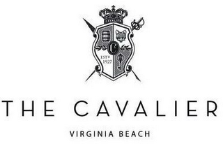 ESTD 1927 THE CAVALIER VIRGINIA BEACH logo