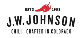 ESTD 1953 J.W. JOHNSON CHILI | CRAFTED IN COLORADO logo
