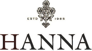 ESTD 1985 HANNA logo