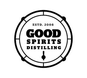 ESTD. 2008 GOOD SPIRITS DISTILLING logo