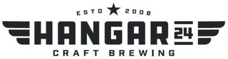 ESTD 2008 HANGAR 24 CRAFT BREWING logo
