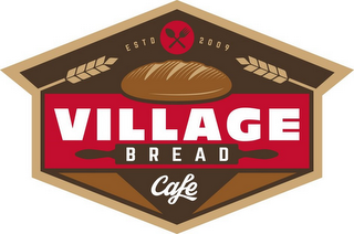 ESTD 2009 VILLAGE BREAD CAFE logo
