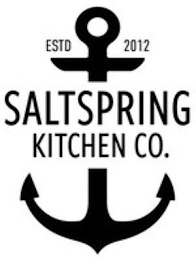 ESTD 2012 SALTSPRING KITCHEN CO. logo