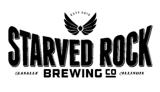 ESTD 2015 STARVED ROCK BREWING CO LASALLE ILLINOIS logo