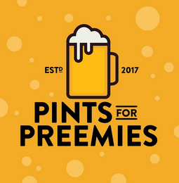 ESTD 2017 PINTS FOR PREEMIES logo