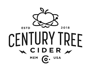 ESTD 2018 CENTURY TREE CIDER CO. MEM USA logo