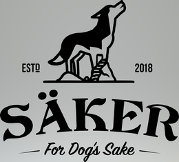 ESTD 2018 SÄKER FOR DOG'S SAKE logo