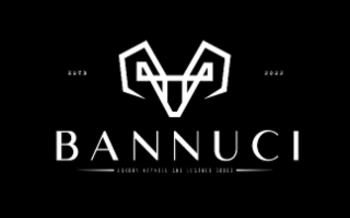 ESTD 2022 BANNUCI LUXURY APPAREL AND LEATHER GOODS logo