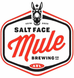ESTD 2022 SALT FACE MULE BREWING CO  AVL logo