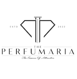 ESTD 2022 THE PERFUMARIA THE ESSENCE OF ATTRACTION logo