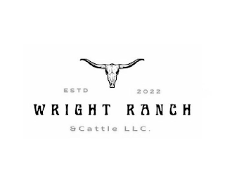 ESTD 2022 WRIGHT RANCH & CATTLE LLC. logo