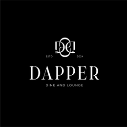 ESTD 2024 DAPPER DINE AND LOUNGE logo