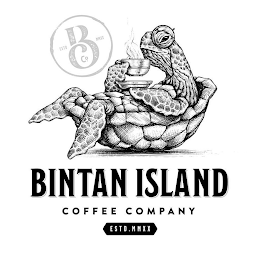 ESTD B CO MMXX BINTAN ISLAND COFFEE COMPANY ESTD.MMXX logo
