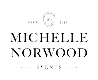 EST.D M 2015 MICHELLE NORWOOD EVENTS logo