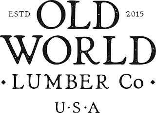 ESTD OLD WORLD LUMBER CO USA 2015 logo