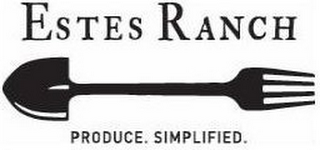 ESTES RANCH PRODUCE. SIMPLIFIED. logo