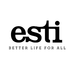 ESTI BETTER LIFE FOR ALL logo