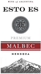 ESTO ES EE WINE OF ARGENTINA PREMIUM MALBEC MENDOZA logo