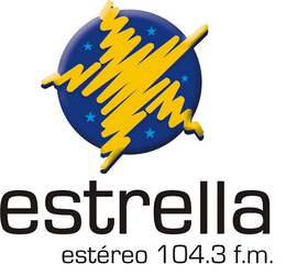 ESTRELLA ESTÉREO 104.3 F.M. logo