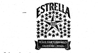 ESTRELLA TEXAS STAR FLOUR MILLS GALVESTON TEXAS logo