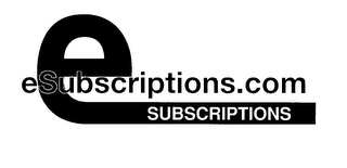 ESUBSCRIPTIONS.COM SUBSCRIPTIONS logo