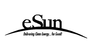 ESUN DELIVERING CLEAN ENERGY... FOR GOOD! logo