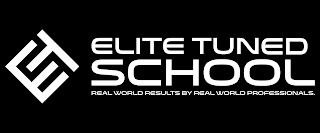 ET ELITE TUNED SCHOOL REAL WORLD RESULTS BY REAL WORLD PROFESSIONALS. logo