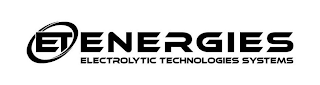 ET ENERGIES ELECTROLYTIC TECHNOLOGIES SYSTEMS logo