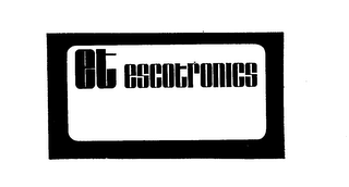ET ESCOTRONICS logo