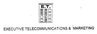 E.T. ON HOLD EXECUTIVE TELECOMMUNICATIONS & MARKETING logo