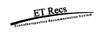 ET RECS ECONOTHERAPEUTICS RECOMMENDATION SYSTEM logo